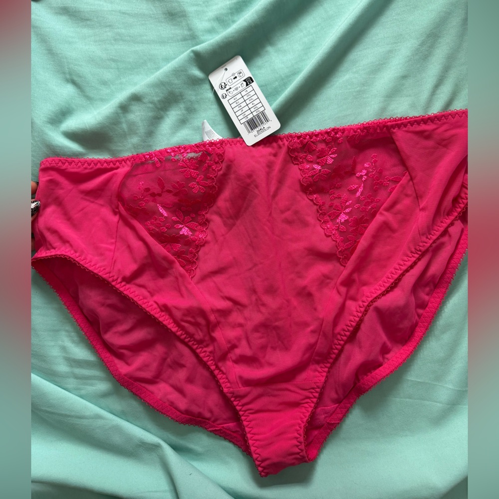 Elomi Zarla High Leg Brief Vibrant Pink Panties